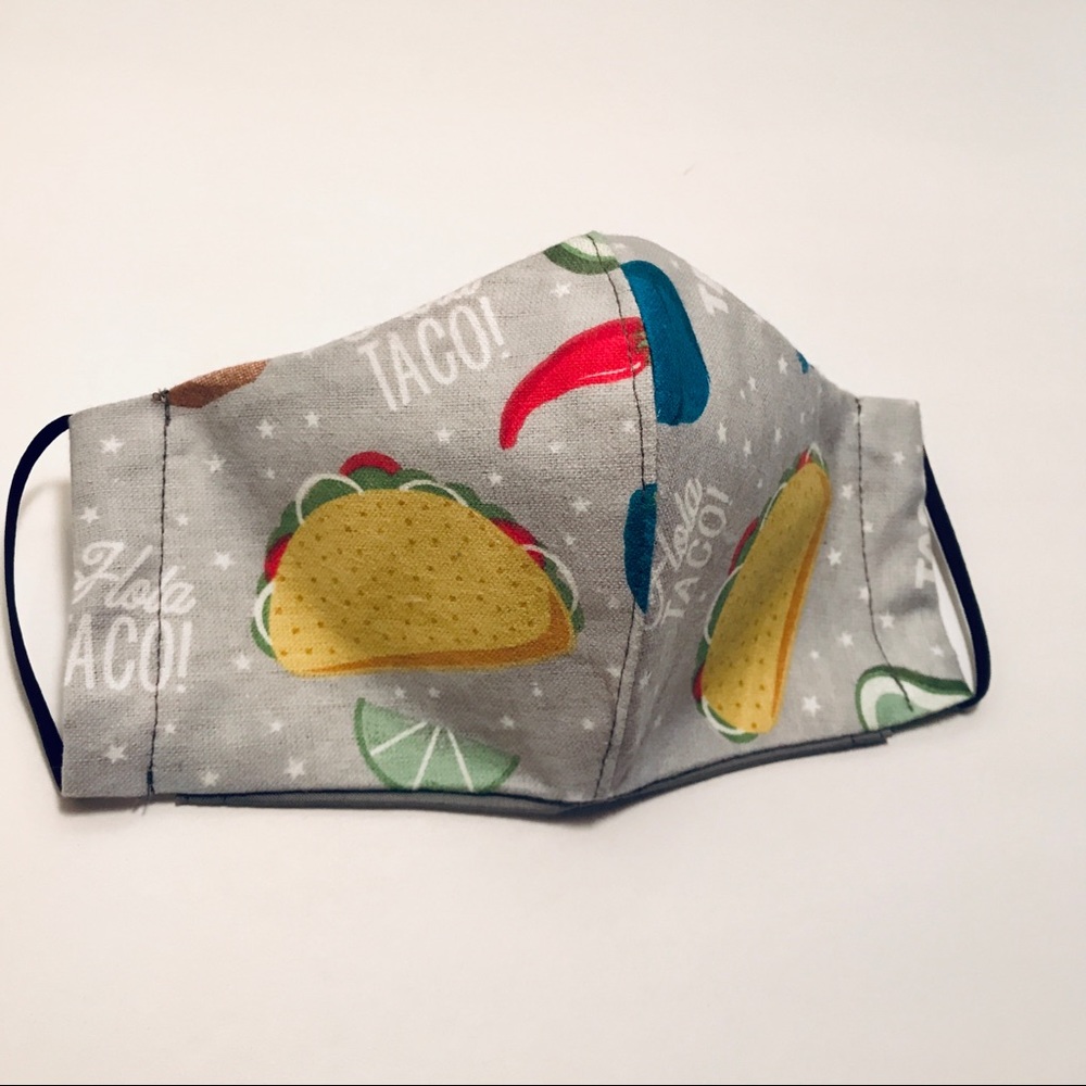🌮Taco Face Mask w/ Filter and Removable Nose Bend - Picture 9 of 13